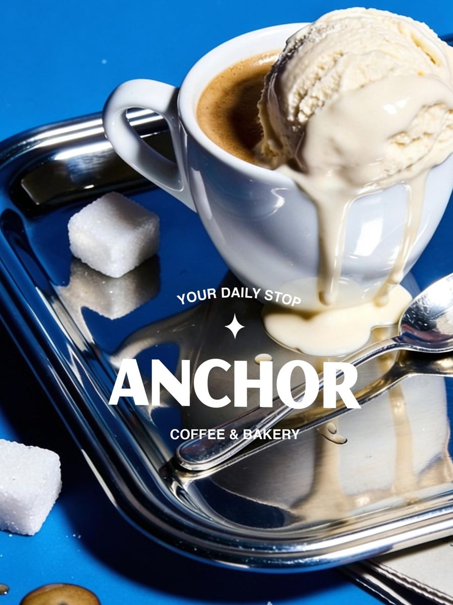 Anchor coffee and bakery identity